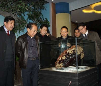 市委常委、宣傳部長潘熙寧，副市長盧天錫蒞臨仙客來公司走訪