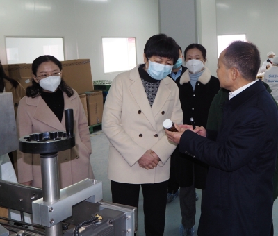 省財政廳副廳長劉力群等領(lǐng)導(dǎo)蒞臨江西仙客來公司考察調(diào)研